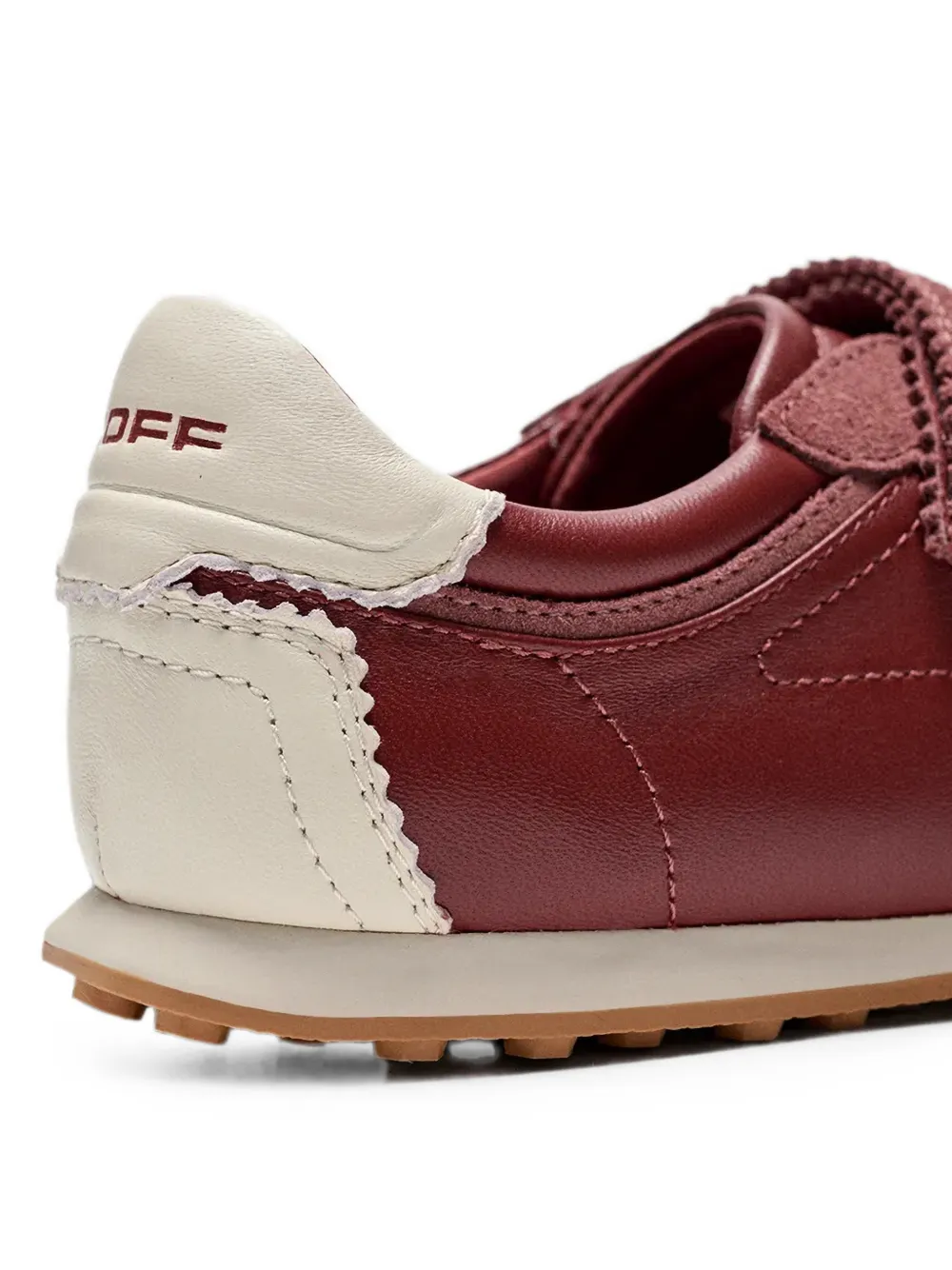 Hoff Sneakers met suède afwerking en klittenband Rood