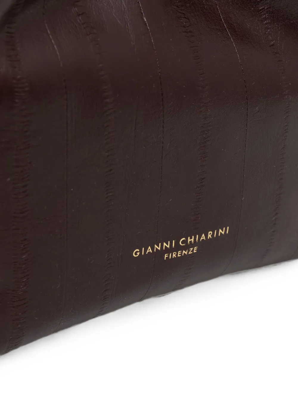 GIANNI CHIARINI Kleine Dua leren schoudertas Rood