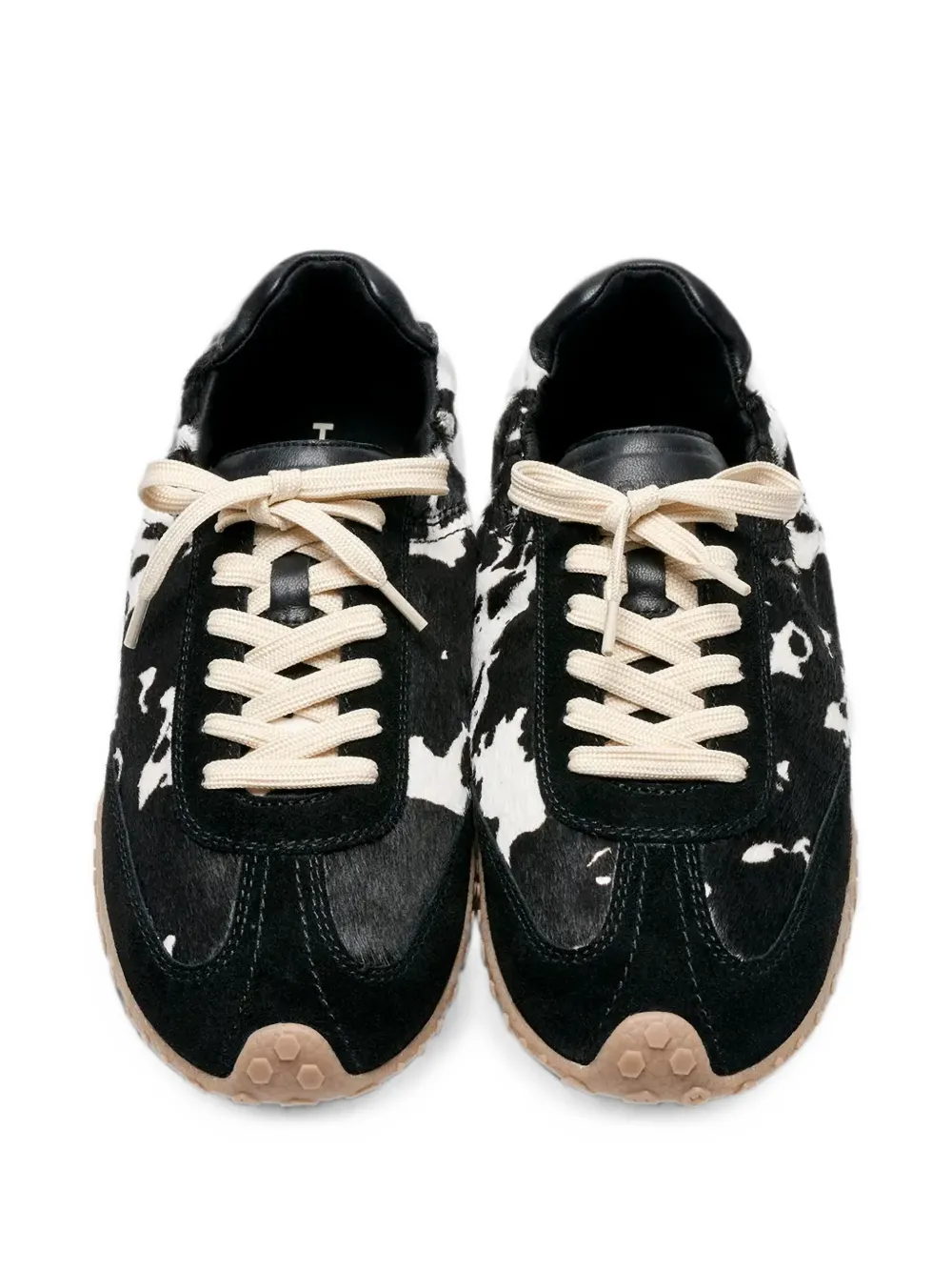 Hoff Bridge sneakers met dierenprint en vlakken Zwart