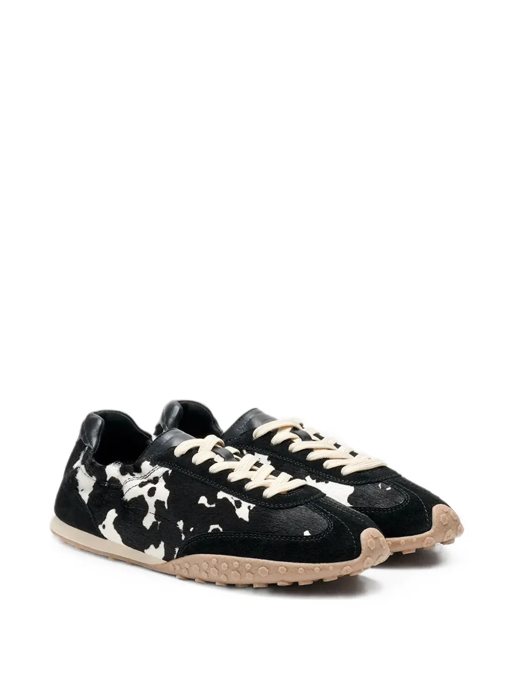 Hoff Bridge sneakers met dierenprint en vlakken Zwart