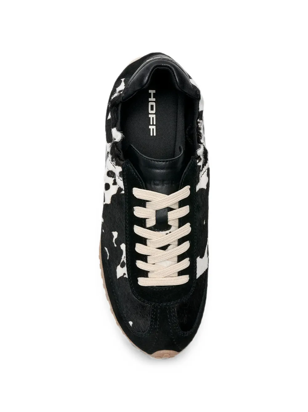 Hoff Bridge sneakers met dierenprint en vlakken Zwart