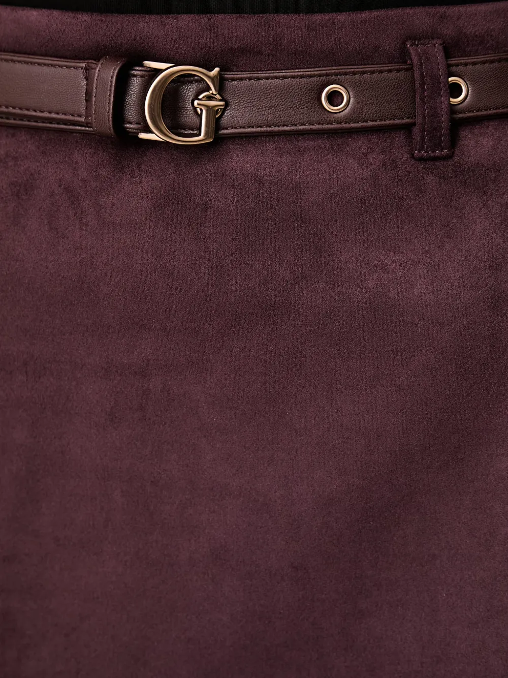 GUESS USA Suède mini-rok Paars