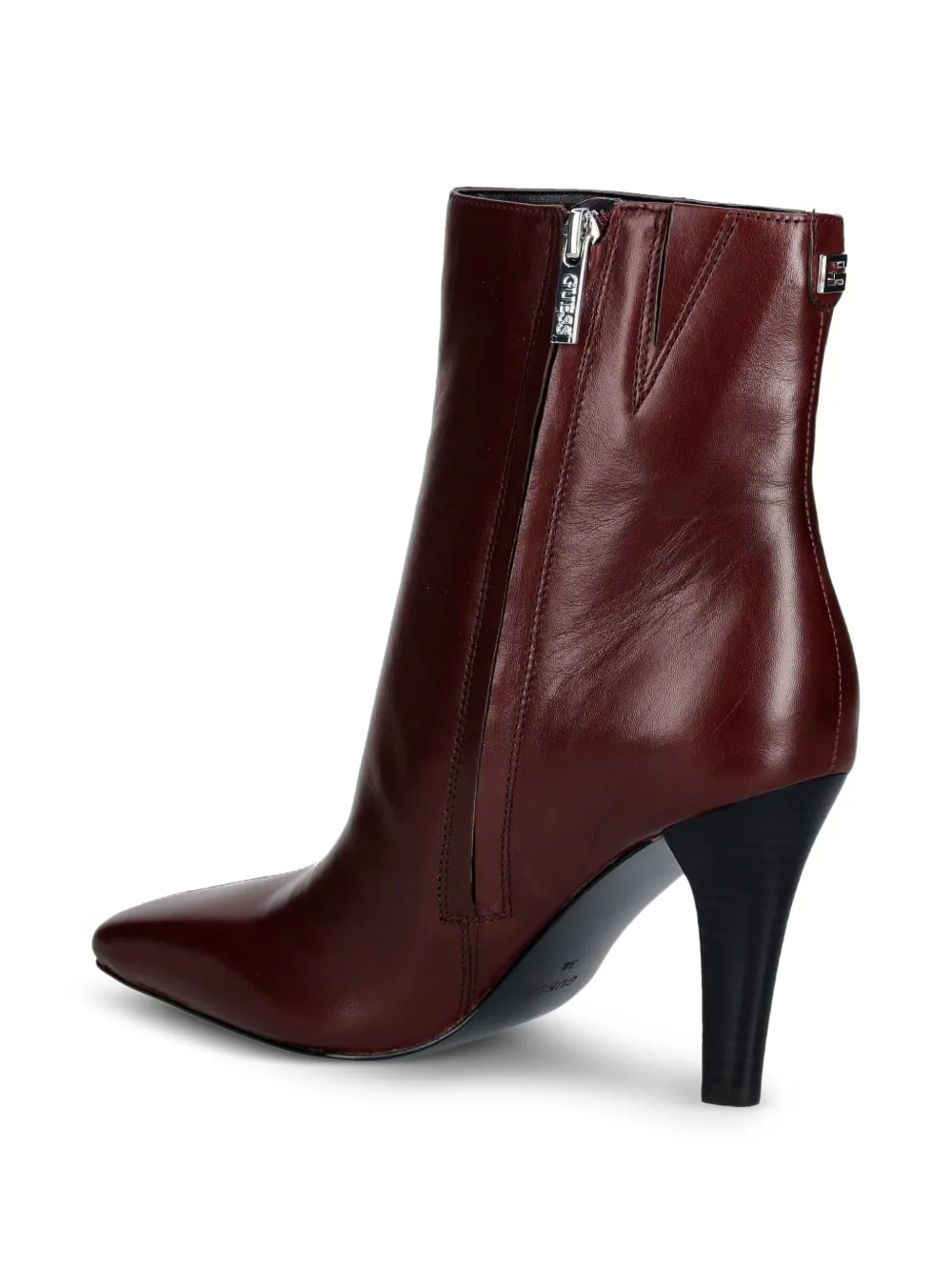 GUESS USA Enkellaarzen met puntige neus Rood