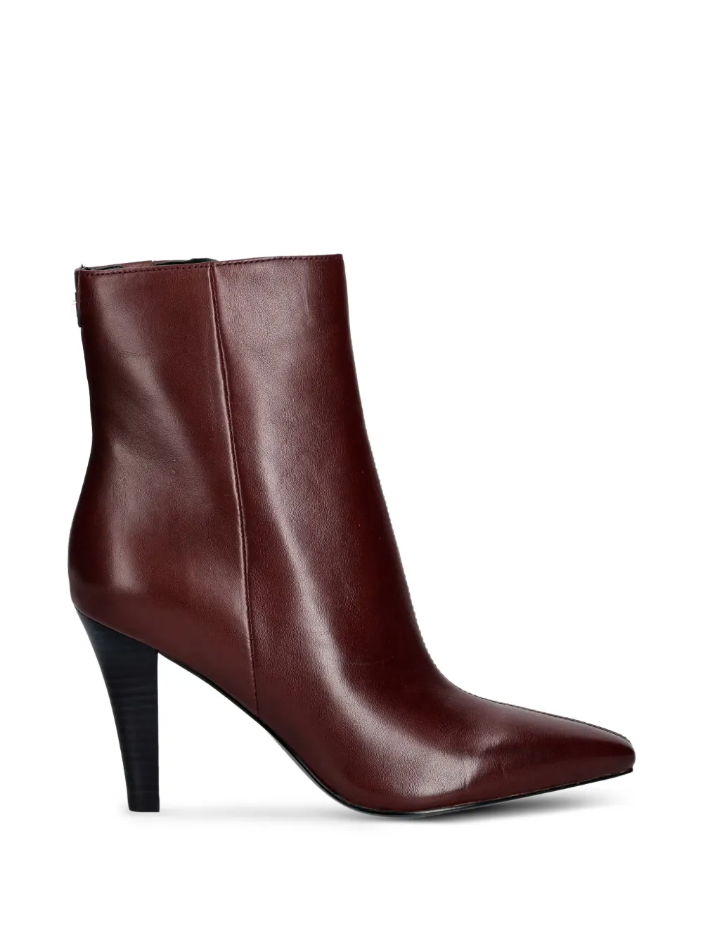 GUESS USA pointed-toe leather ankle boots - Rosso