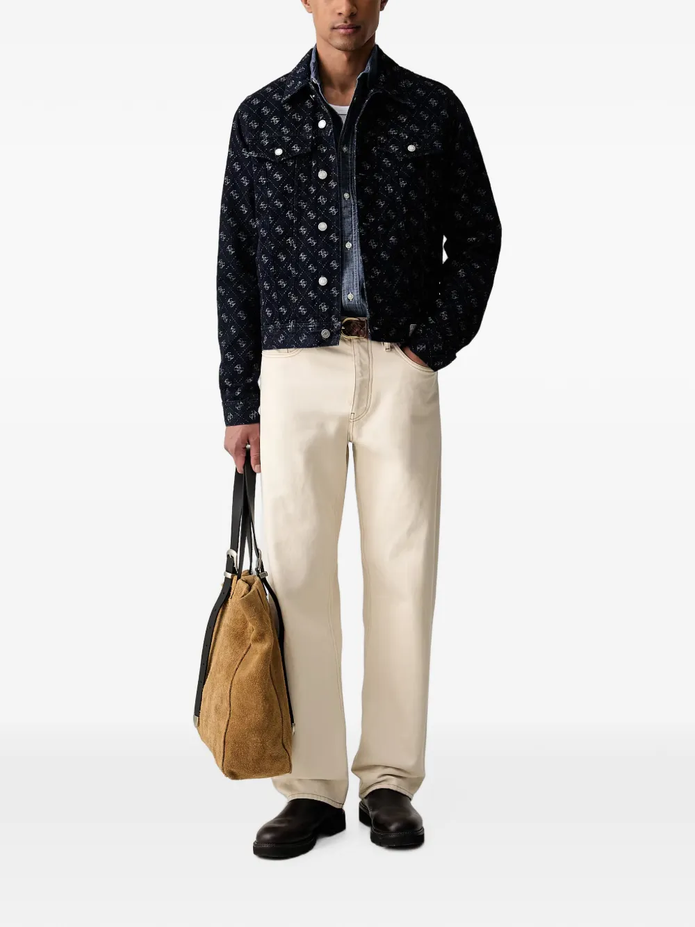 GUESS USA Button-down oervhemd met borstzak Blauw