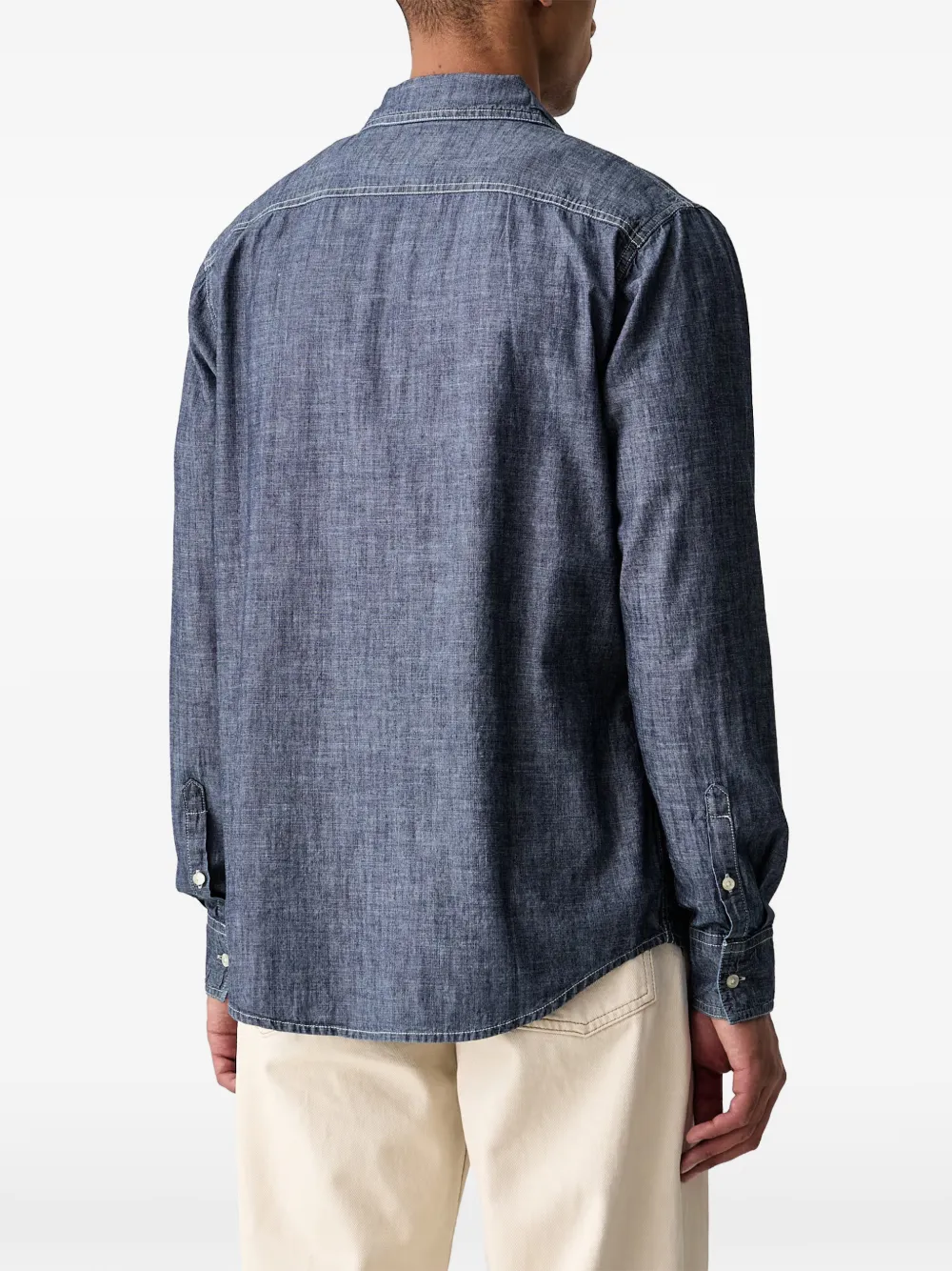 GUESS USA Button-down oervhemd met borstzak Blauw