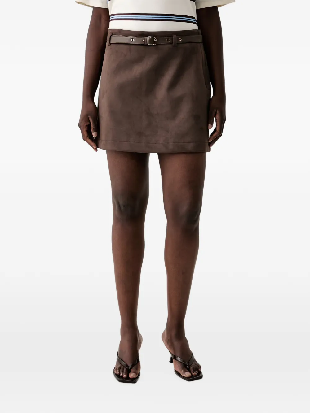 GUESS USA suede mini skirt - Braun