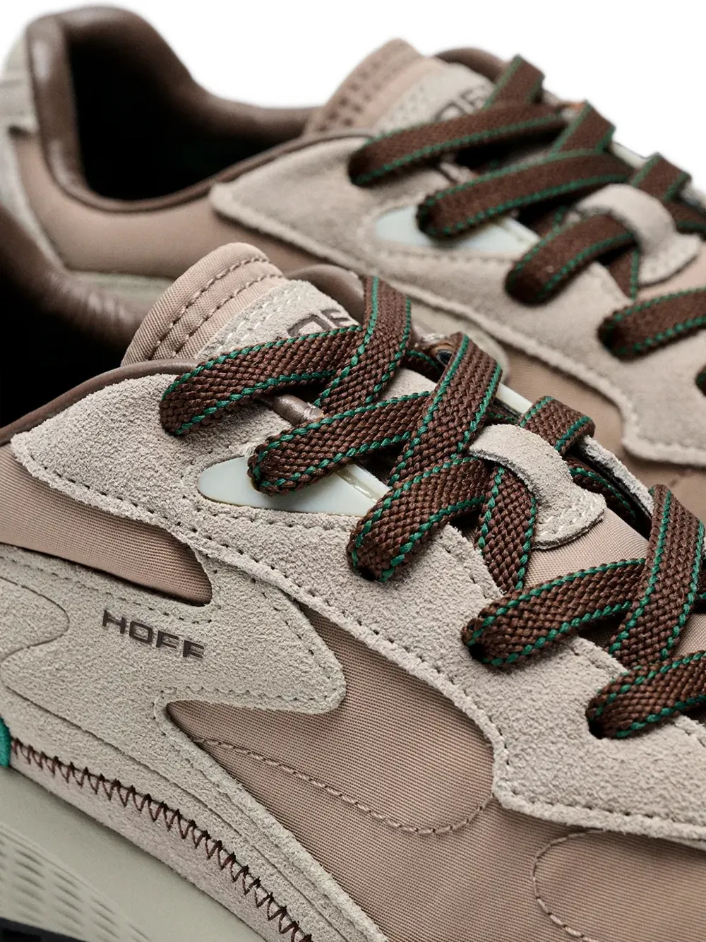 Hoff City MKII sneakers met suède vlakken Beige