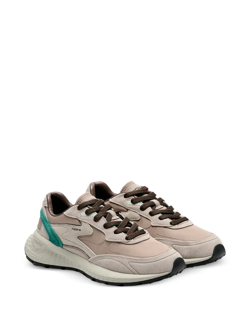 Hoff City MKII sneakers met suède vlakken Beige