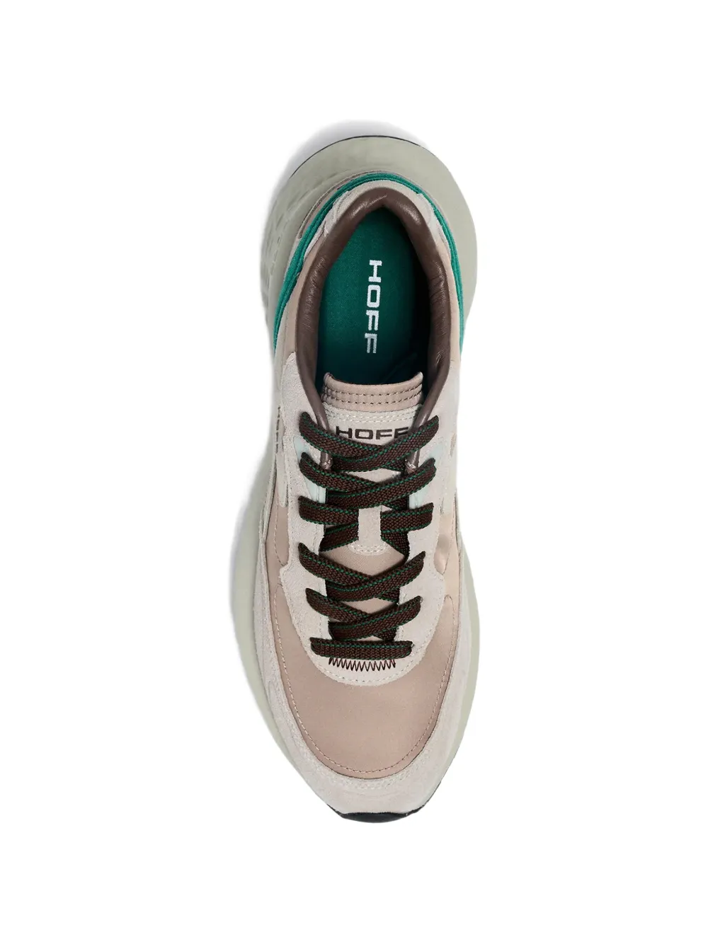 Hoff City MKII sneakers met suède vlakken Beige