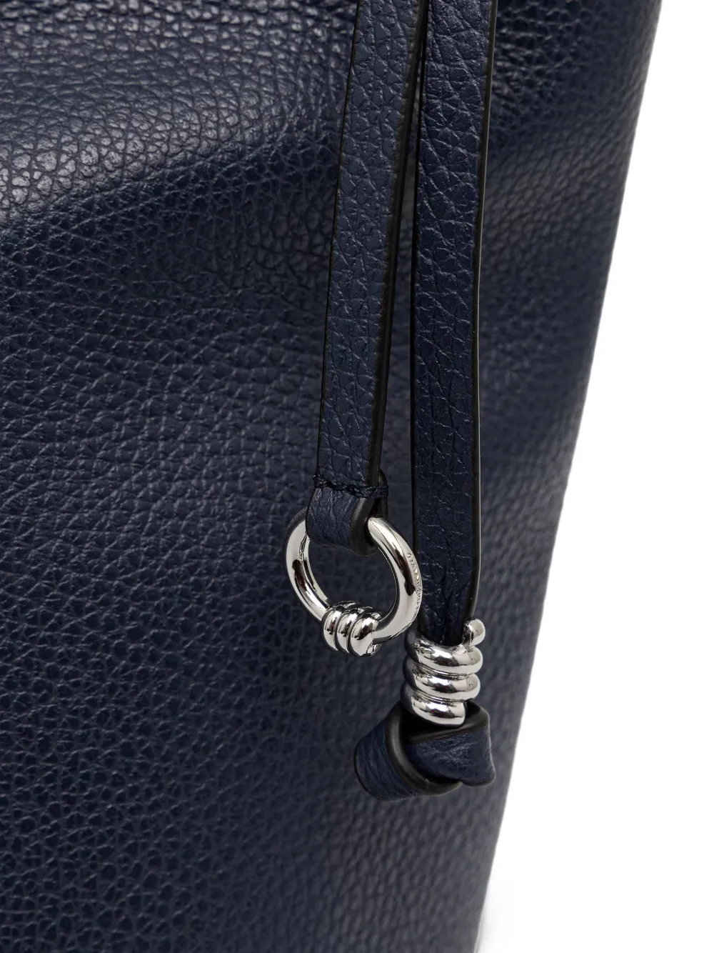 GIANNI CHIARINI Barbara leren shopper Blauw