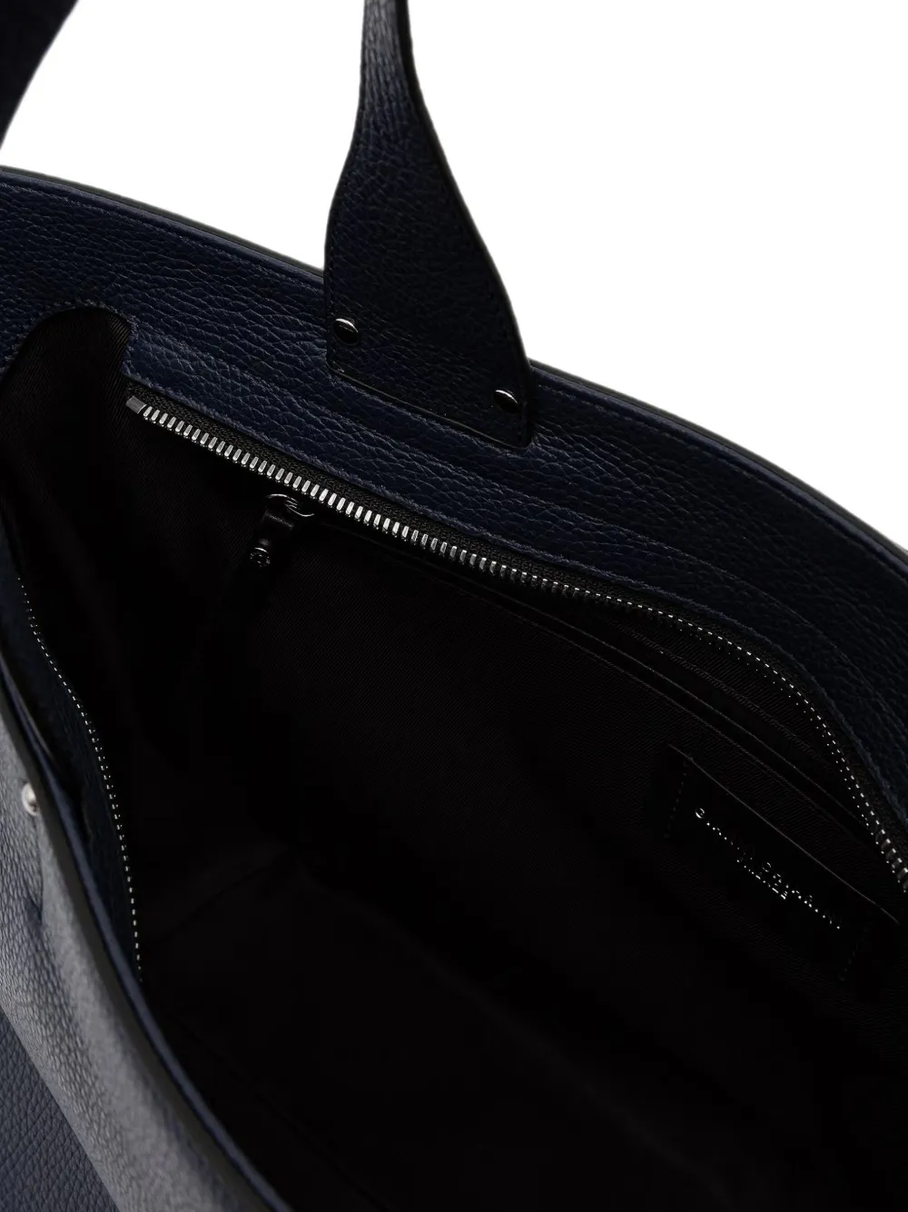 GIANNI CHIARINI Barbara leren shopper Blauw