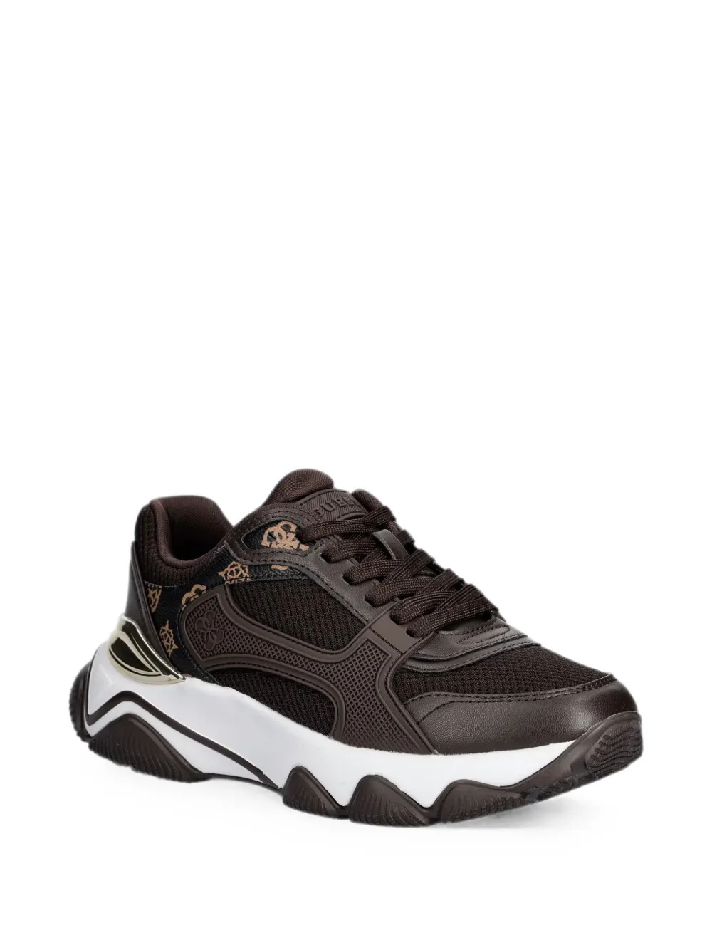 GUESS USA logo-print panelled sneakers Bruin