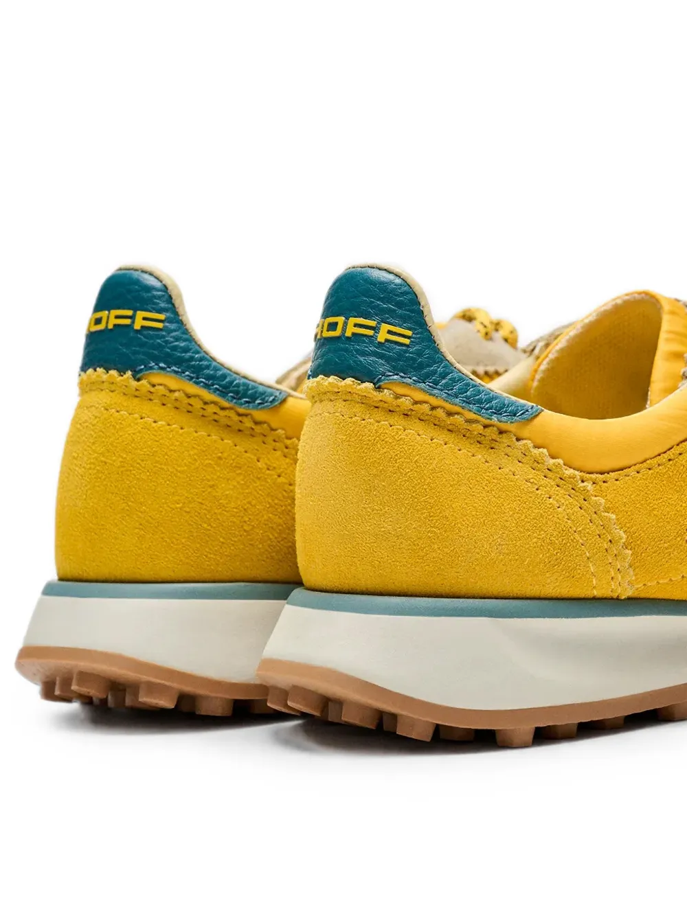 Hoff Bridge MKII sneakers met suède vlakken Geel