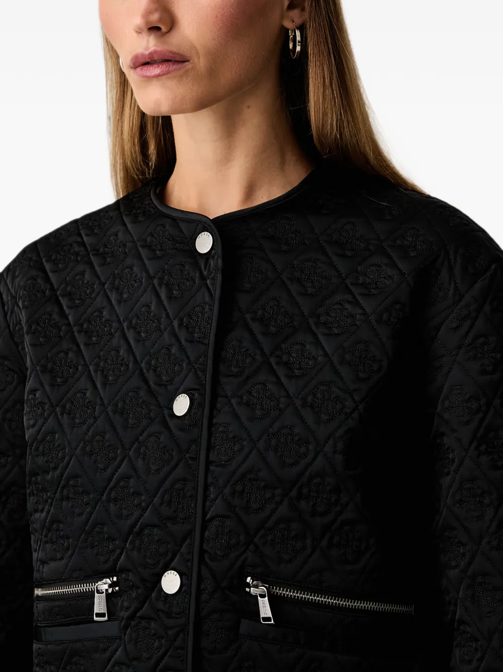 GUESS USA Jack met logo Zwart