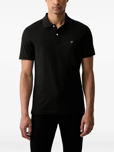 GUESS USA playera tipo polo manga corta con logo estampado