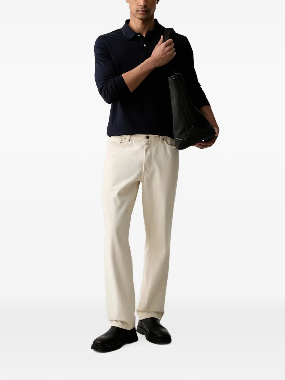 GUESS USA Poloshirt met lange mouwen Blauw