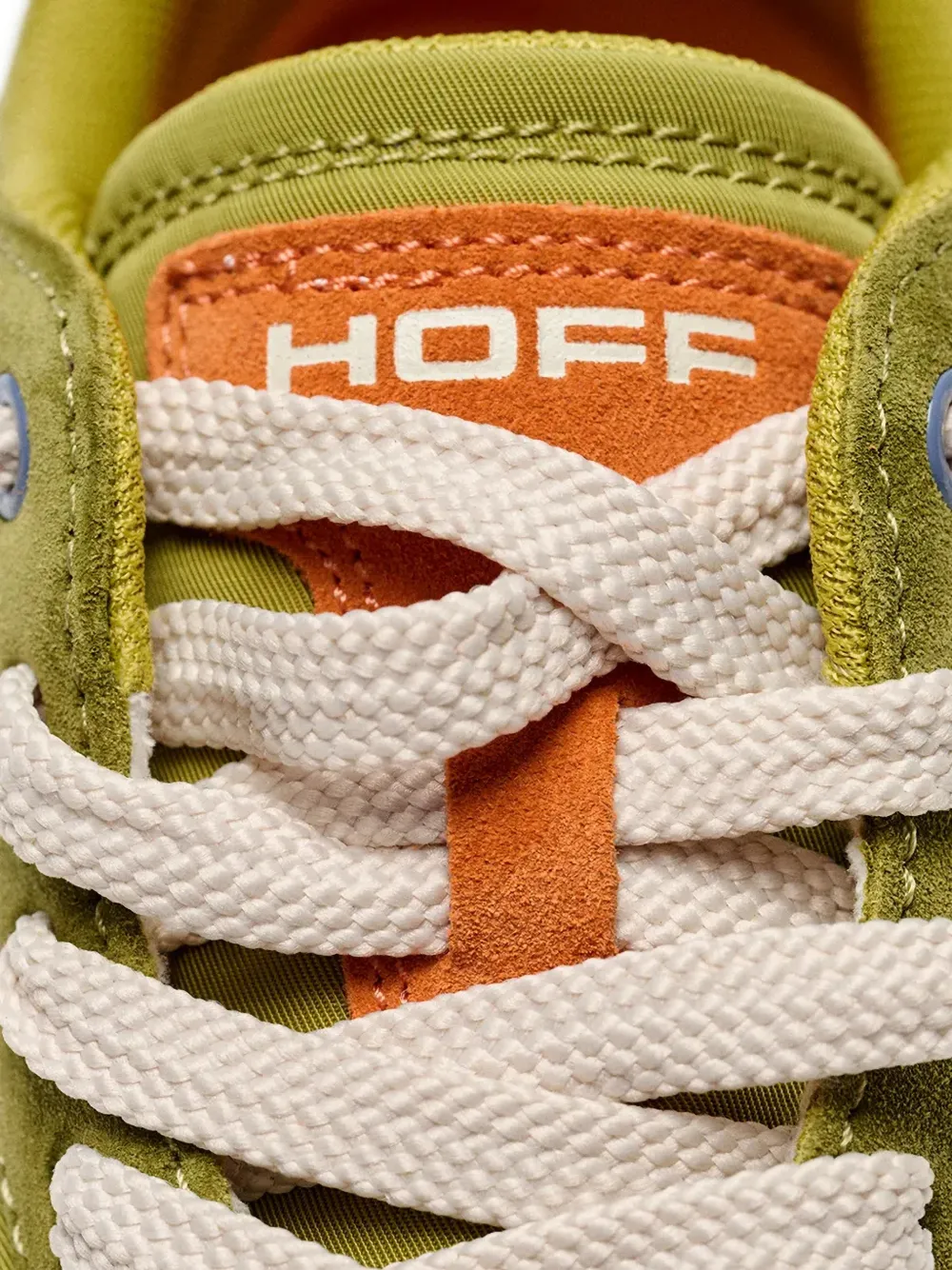 Hoff City suède sneakers met vlakken Groen