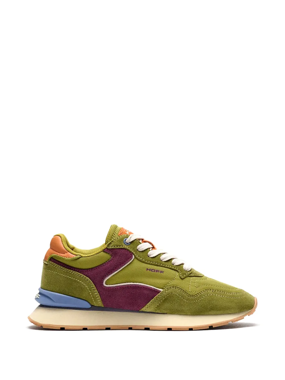 Hoff City Sneakers mit Einsätzen aus Wildleder - Grün