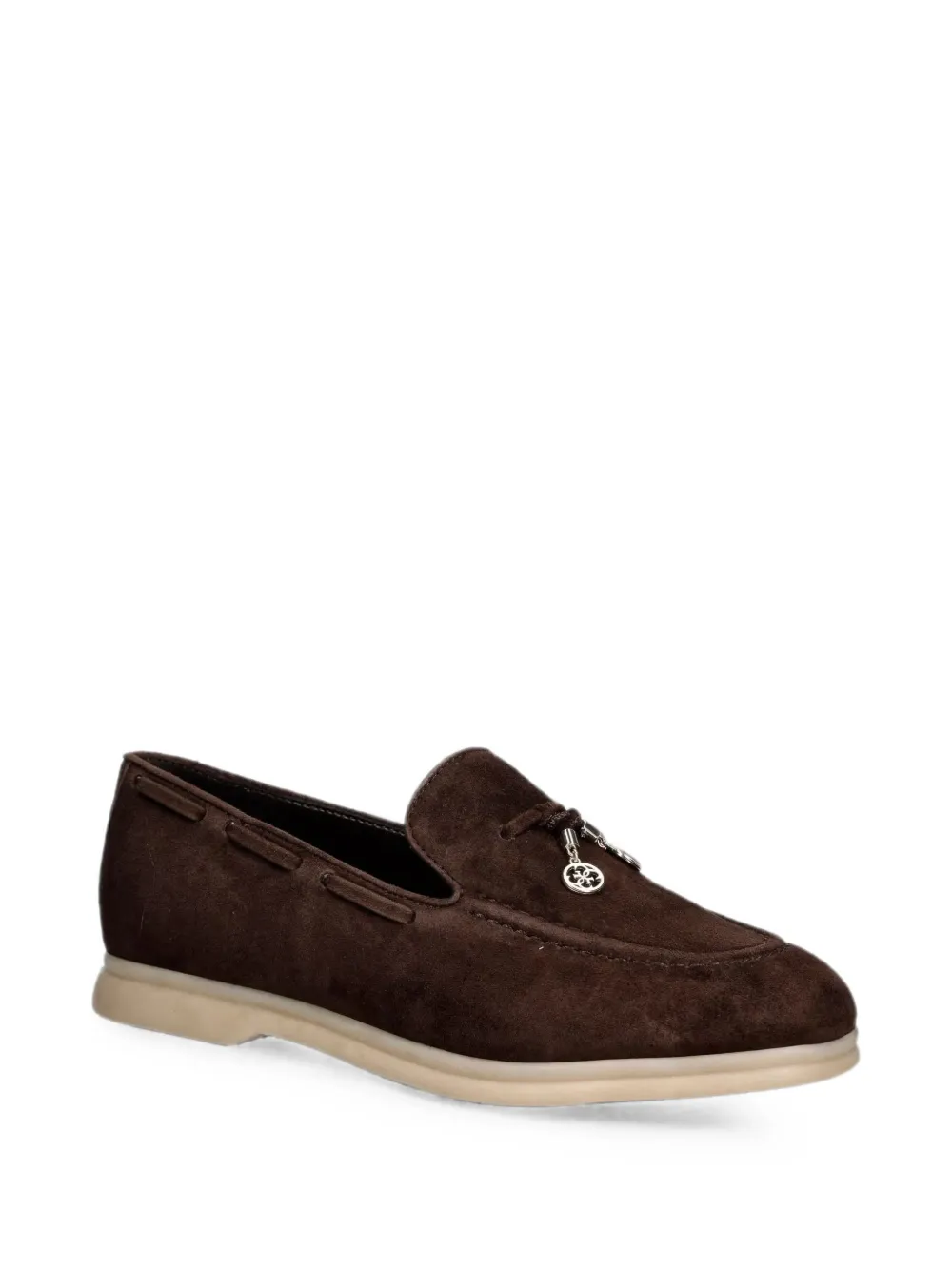 GUESS USA Aryanai suède loafers Bruin