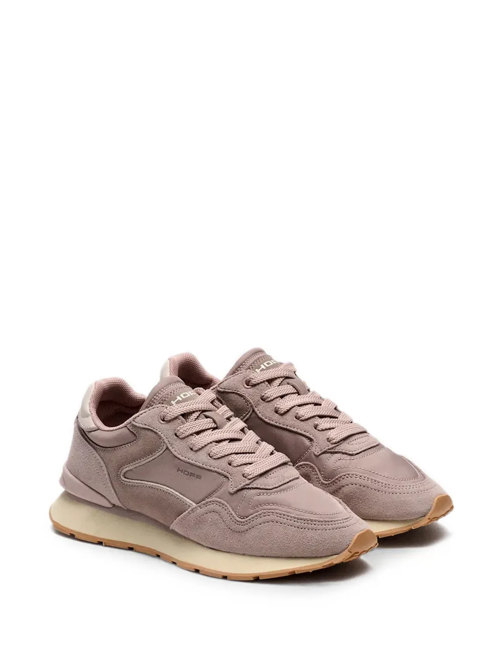 Hoff City sneakers met suède vlakken Roze