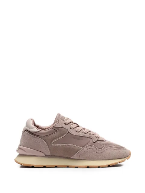 Hoff City suede-panelled lace-up sneakers