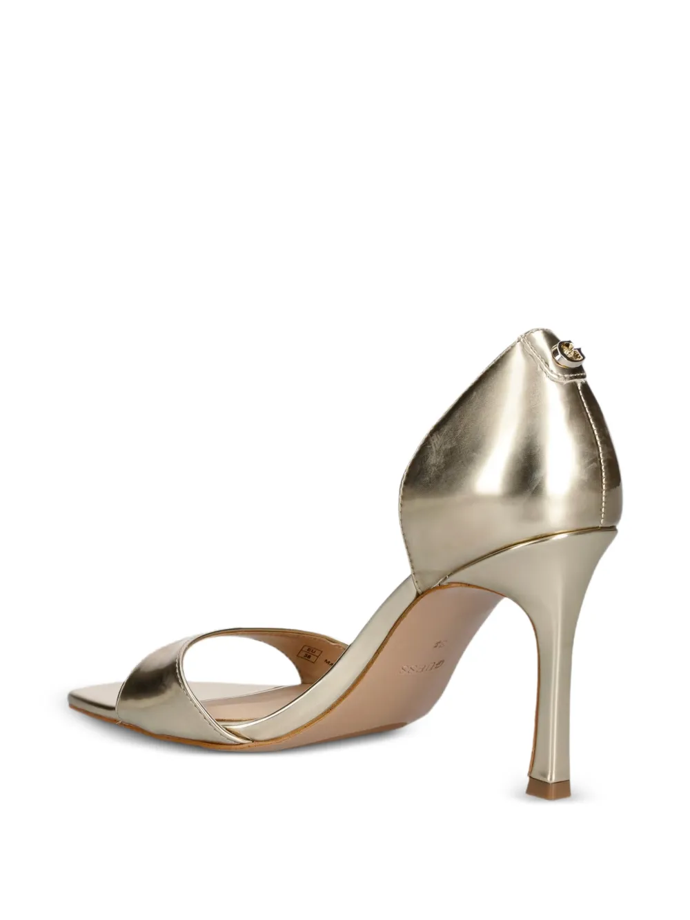 GUESS USA Kalico gelamineerde sandalen Goud