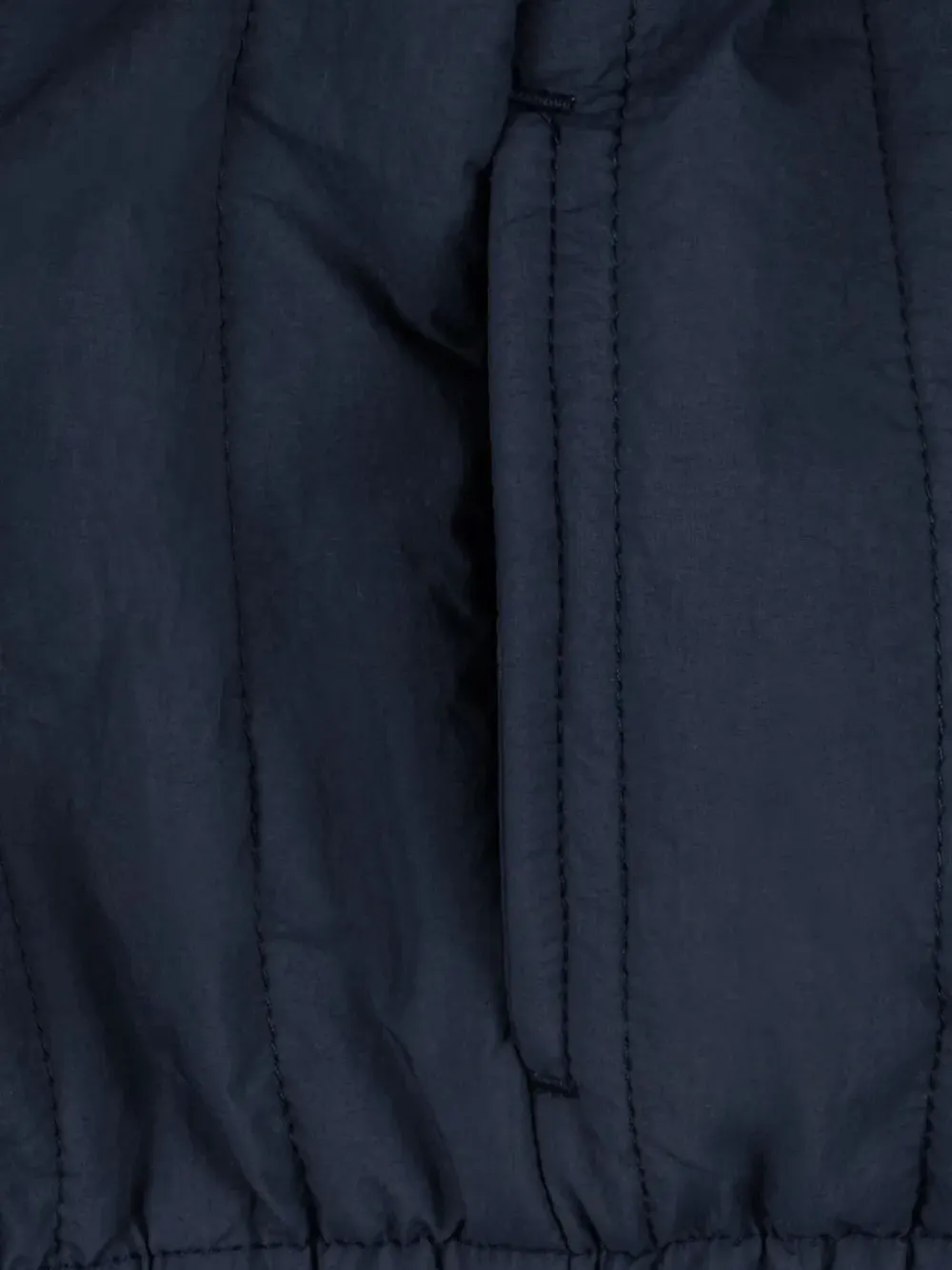 Konges Sløjd Juno embroidered quilted jacket Blauw