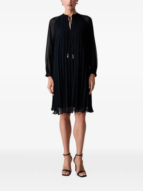 Joop! pleated long-sleeve midi dress