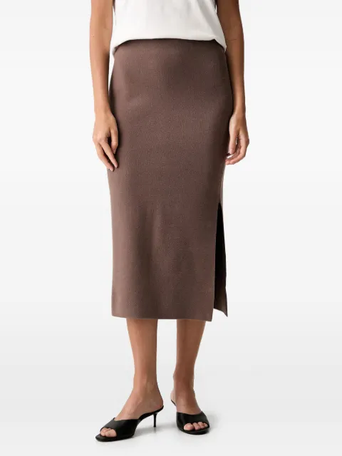 Joseph Ribkoff side-slit straight midi skirt