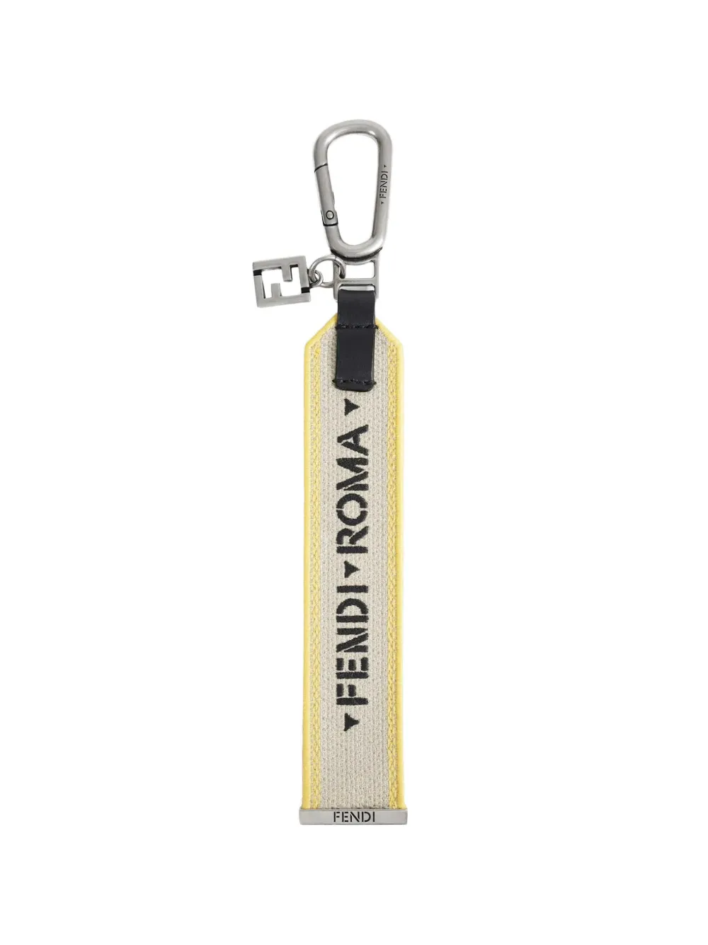 FENDI 1925 logo-embroidered keyring