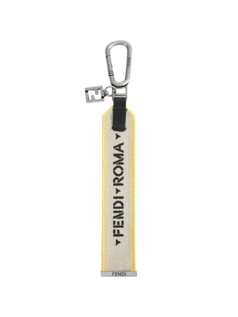 FENDI Fendi 1925 logo-embroidered keyring