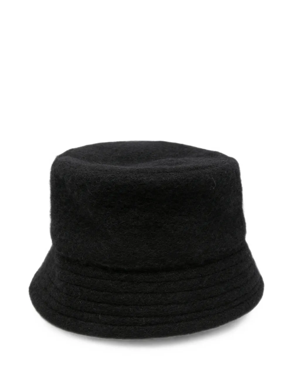 Ruslan Baginskiy logo-embroidered felt bucket hat Zwart