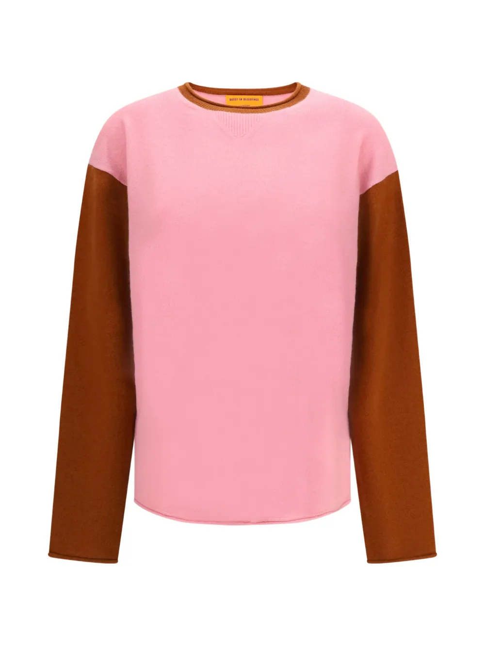 Guest In Residence Baseball oversized cashmere sweater - Rosa