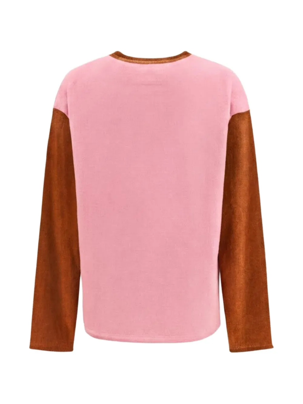 Guest In Residence Baseball oversized kasjmier trui Roze