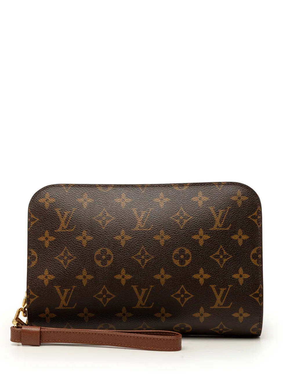 Louis Vuitton Pre-Owned 2012 Monogram Orsay clutch bag - Braun