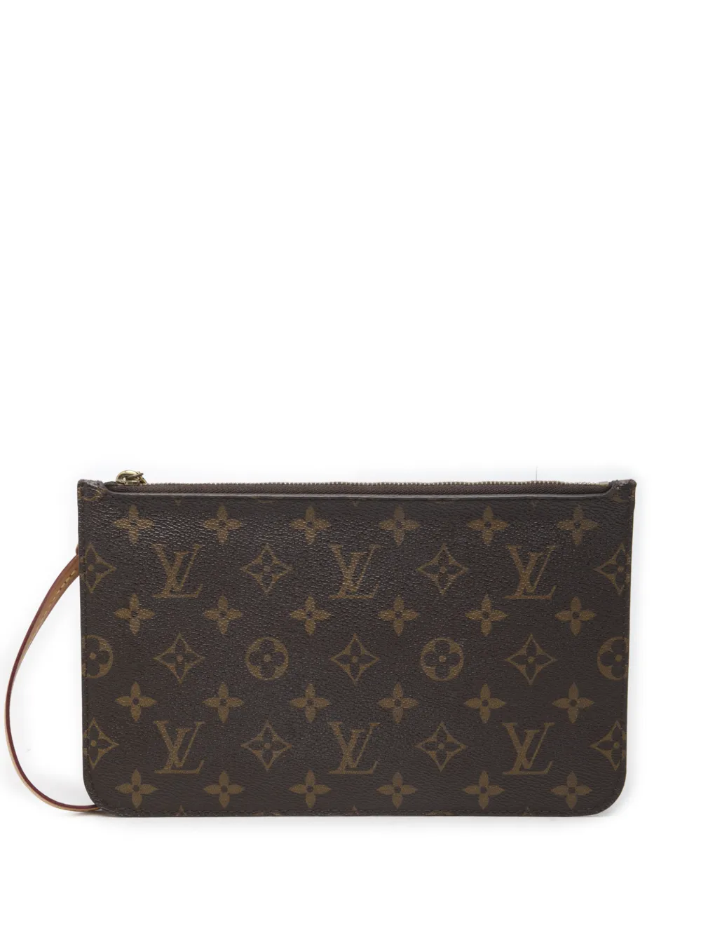 Louis Vuitton Pre-Owned 2015 Monogram Neverfull MM pouch - Marrone