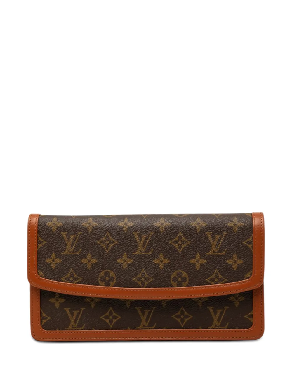 Louis Vuitton Pre-Owned 1990 Monogram Pochette Dame PM clutch bag - Braun