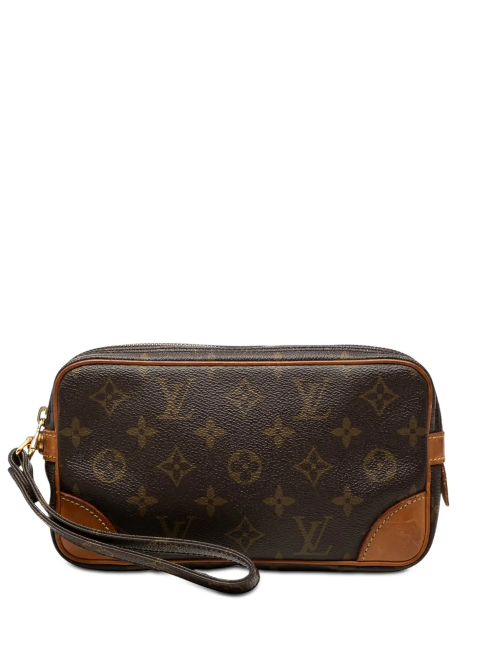 Louis Vuitton Pre-Owned 1992 Monogram Marly Dragonne PM clutch bag - Braun