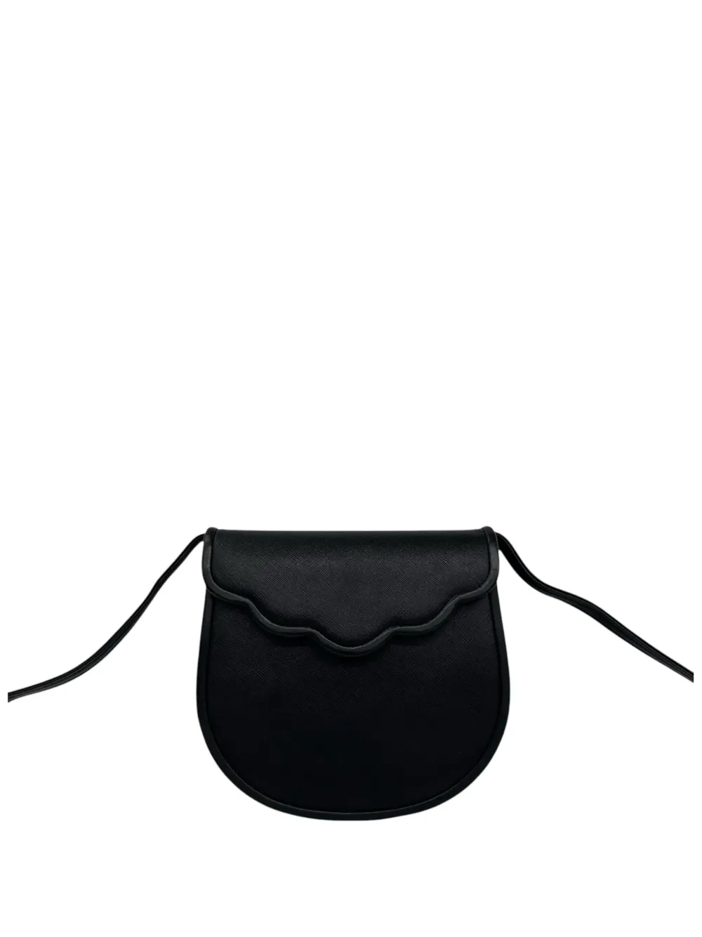 Saint Laurent Pre-Owned 1980-1990 Leather crossbody bag - Nero