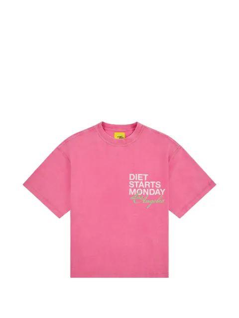Diet Starts Monday DSMLA logo-print cotton T-shirt