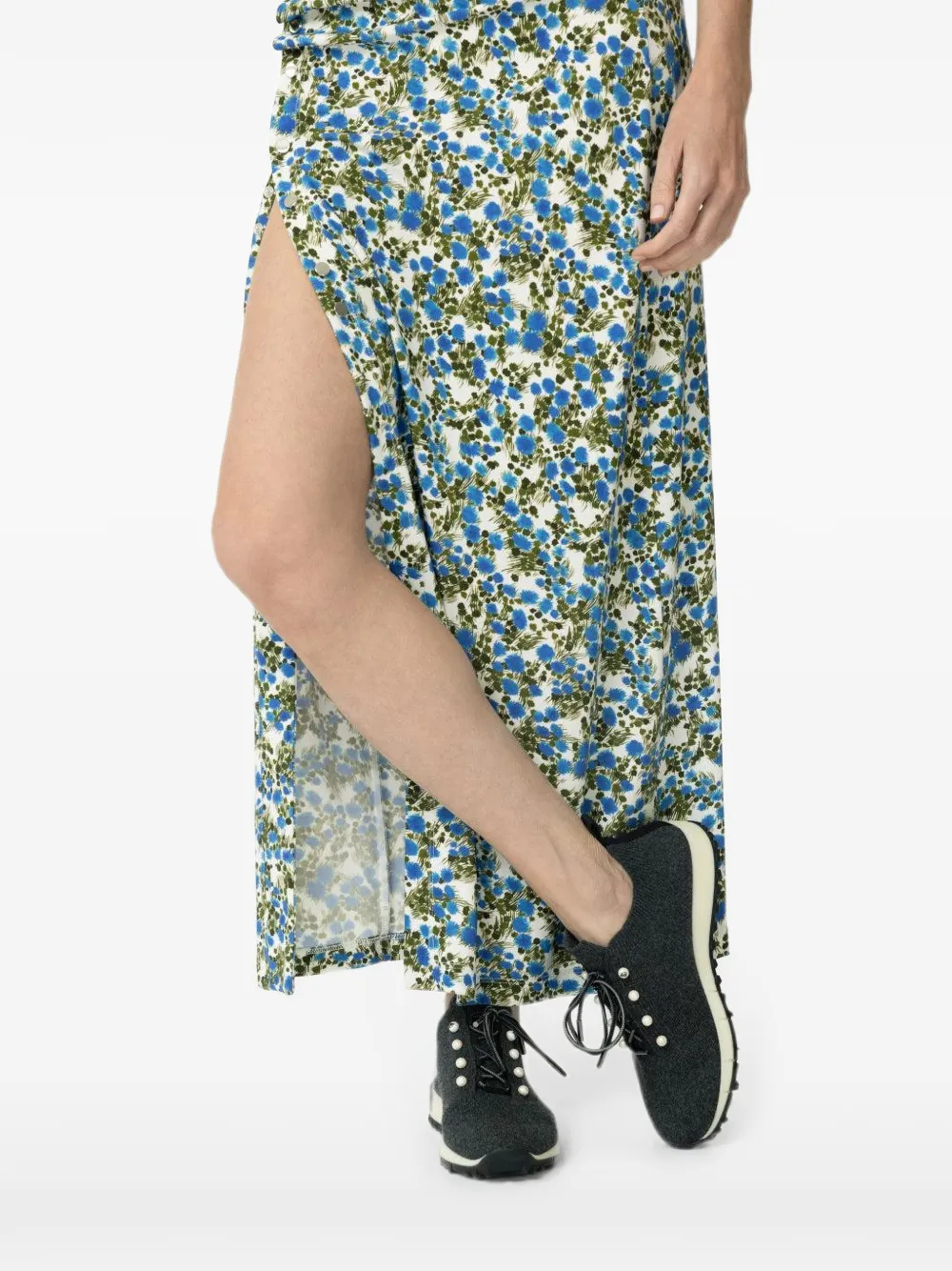 Jimmy Choo Veles sneakers verfraaid met parel Grijs