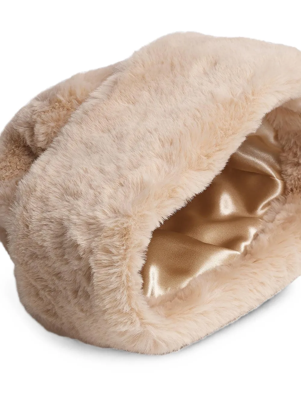 rag & bone Kennedy hoed van imitatiebont Beige