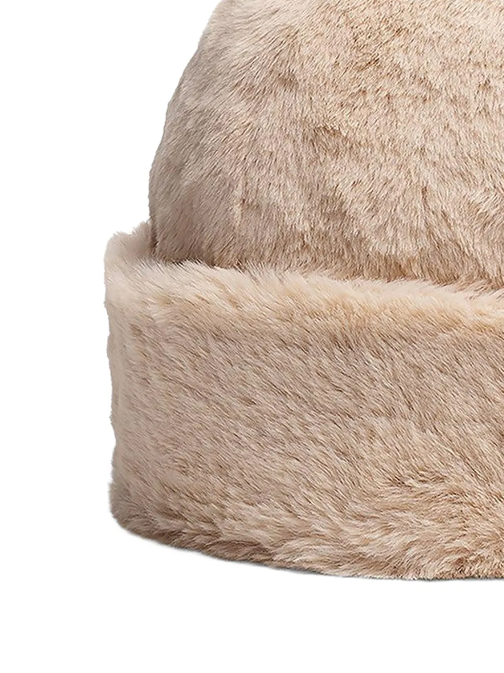 rag & bone Kennedy hoed van imitatiebont Beige