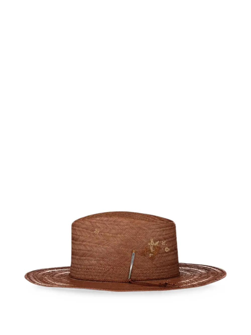 Nick Fouquet Coat Of Arms hat - Marrone
