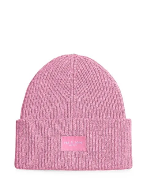 rag & bone Blake ribbed beanie hat