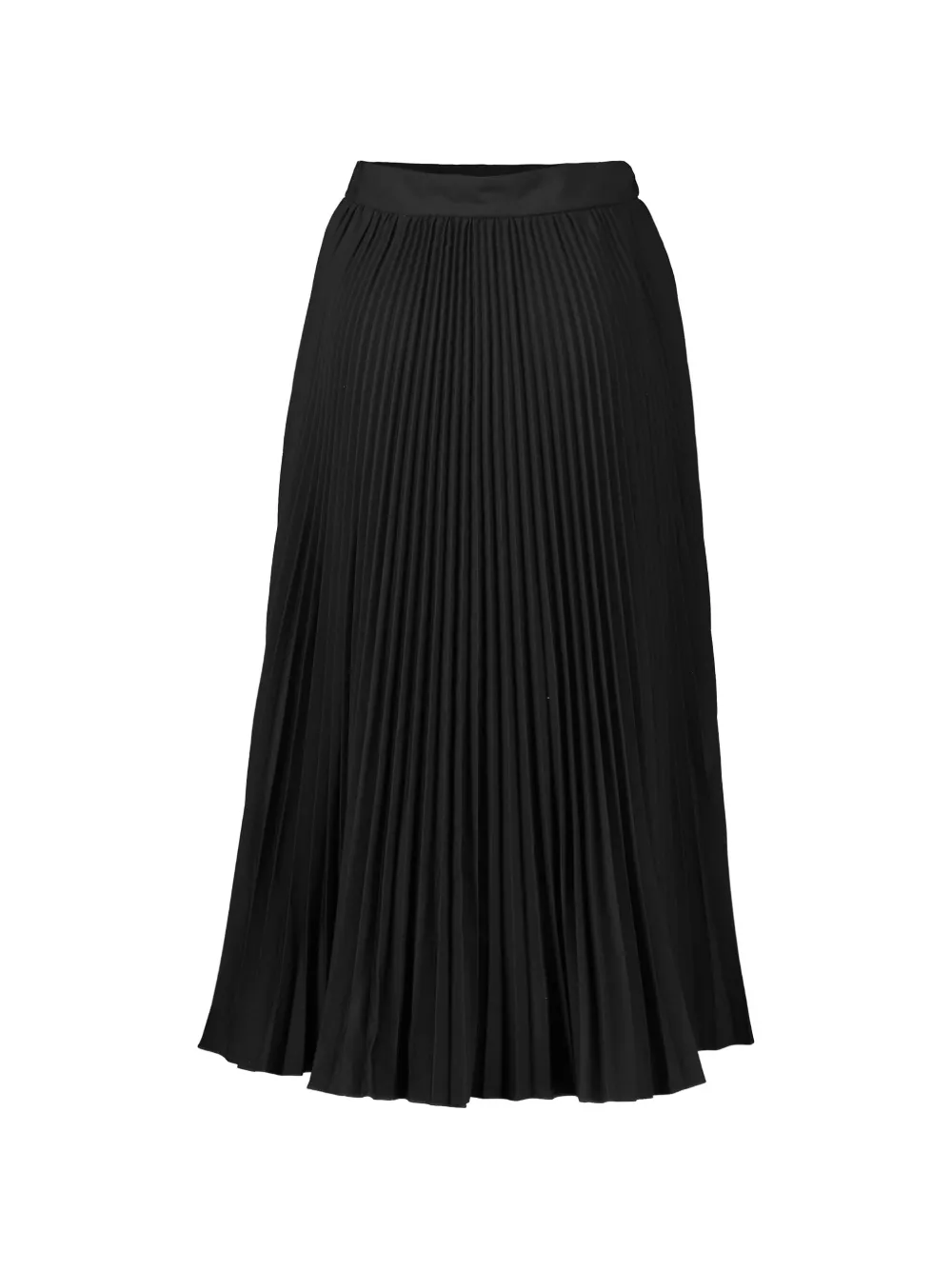 Michael Kors Collection Midi-plooirok met split Zwart