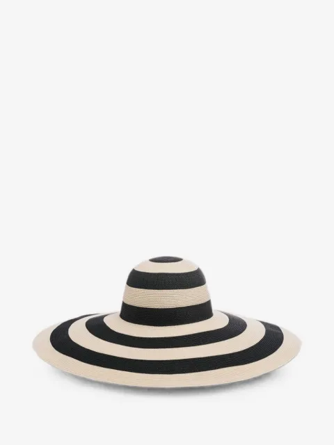 Eugenia Kim Toyo striped wide-brim sun hat
