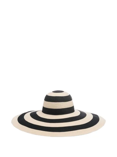 Eugenia Kim Toyo striped wide-brim sun hat