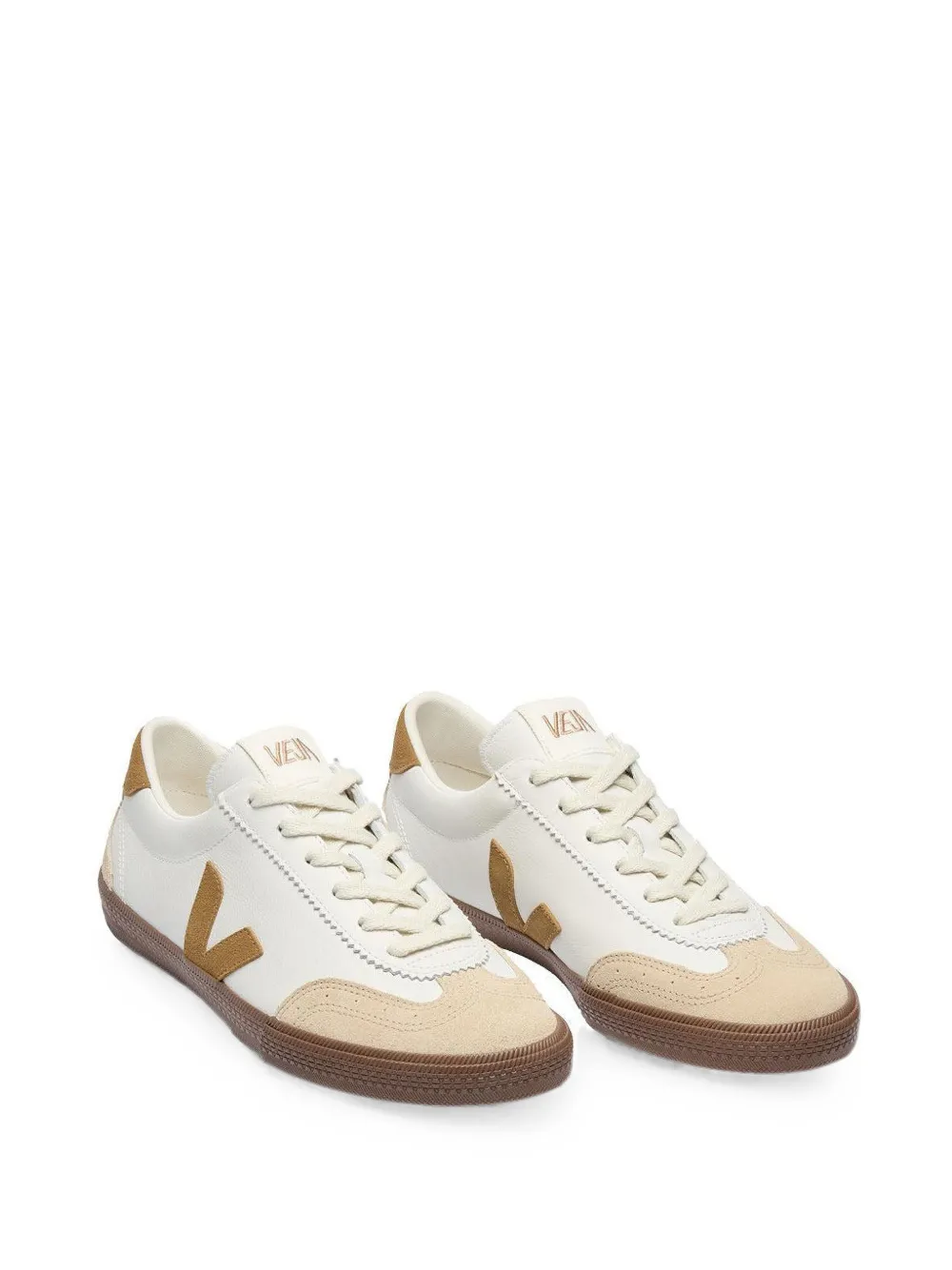 VEJA Volley leather white tent bark sneakers Wit